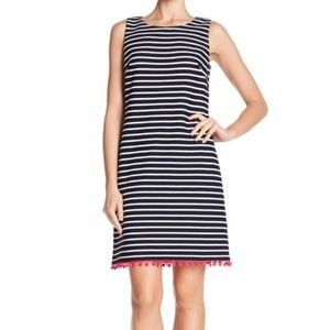Eliza J Blue and Pink Sheath Mini Dress